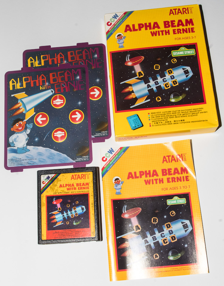 Atari 2600 Alpha Beam With Ernie (CX-26103)