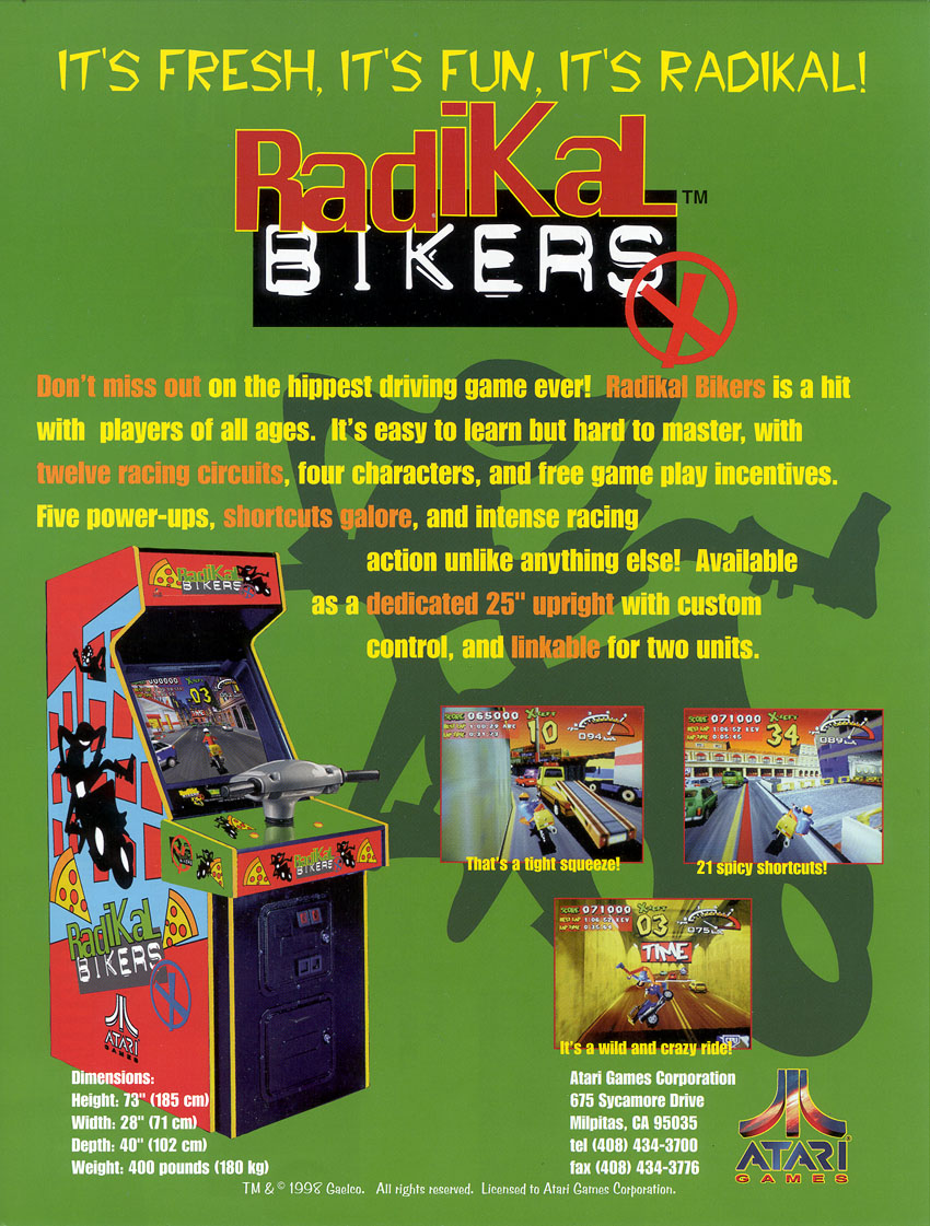 Atari Games: Radikal Bikers