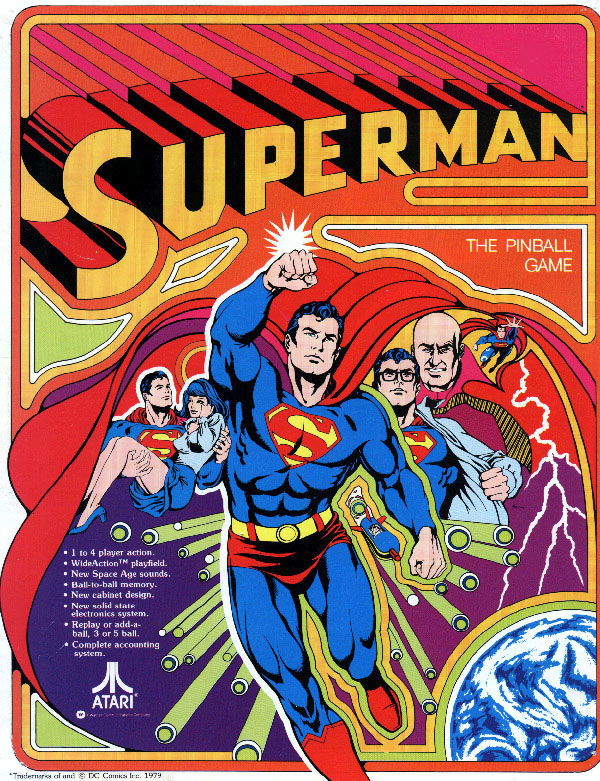 Atari Superman Pinball