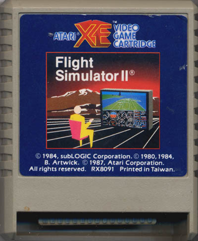 Atari XE: Flight Simulator II